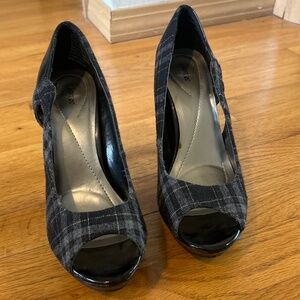 Plaid Heels